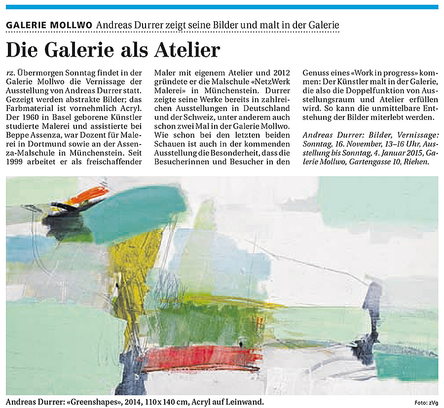 Riehenr Zeitung 2014